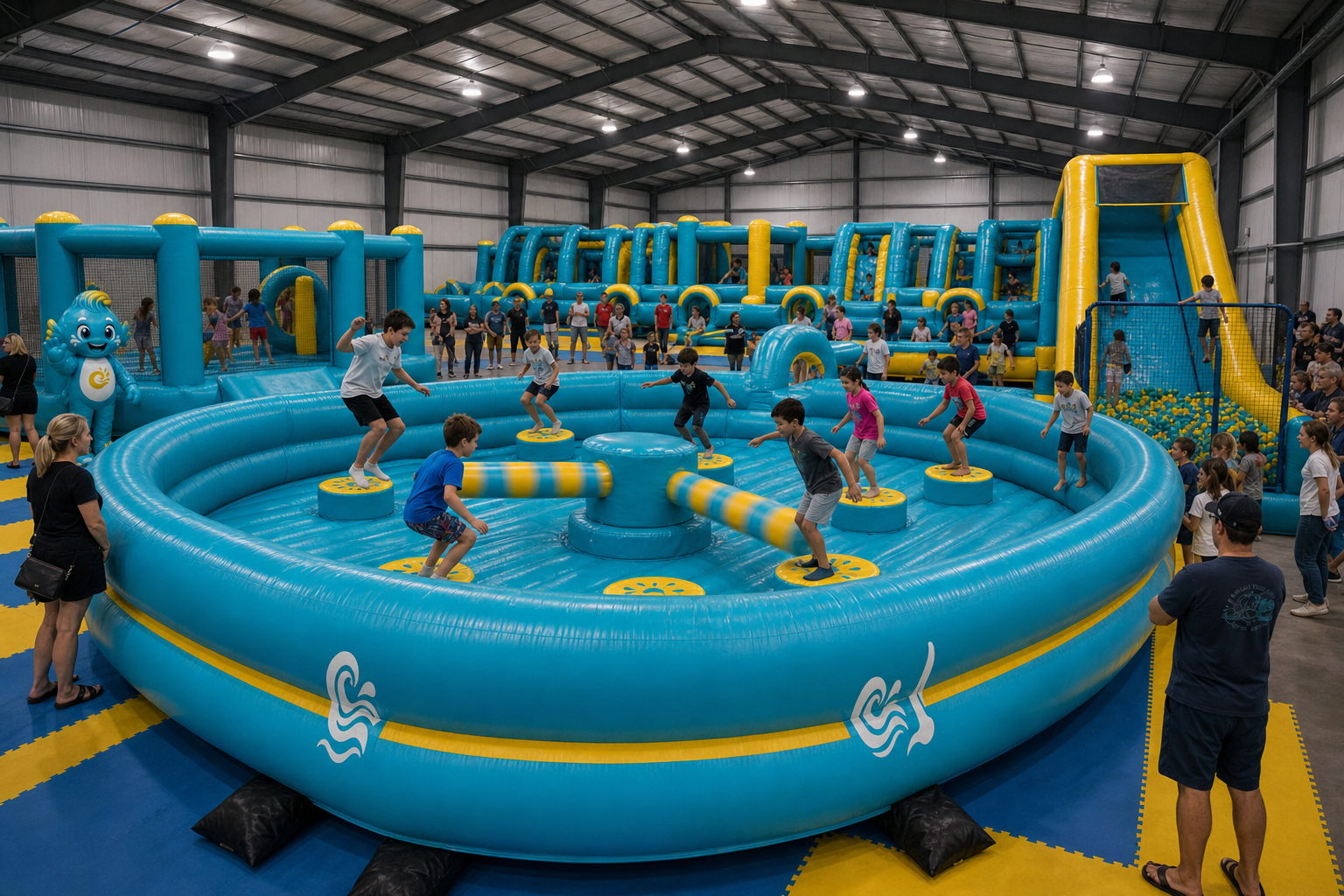 Jogo Meltdown com braço rotativo